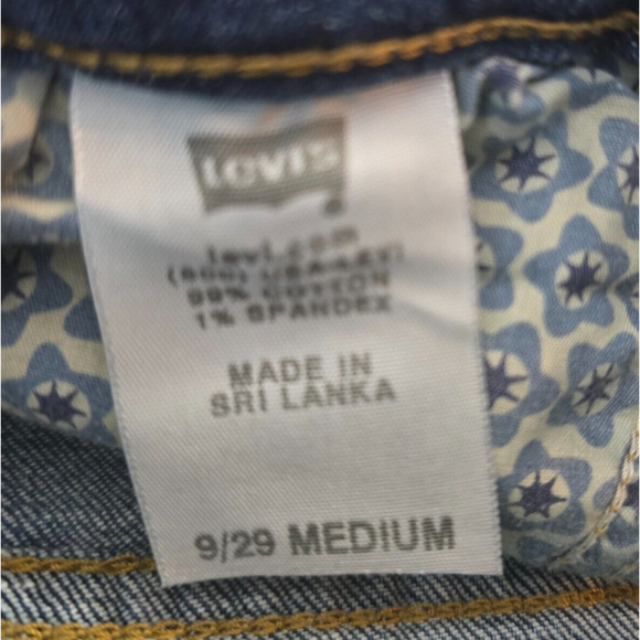 Levi's 421 Jeans Juniors - Women's 9 / 29 Blue Medium Wash Skinny Natural Fade - Picture 6 of 16